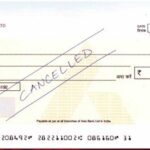 Canceling a Cheque