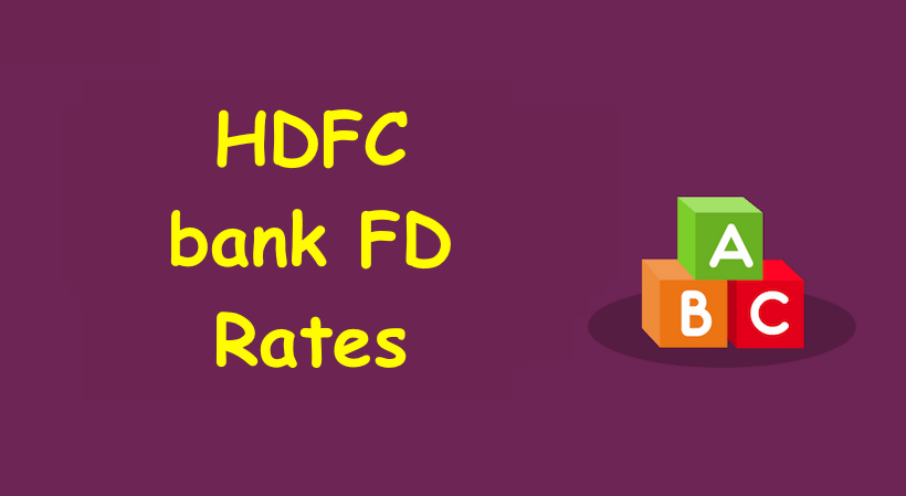 Hdfc Fd Rates Hdfc Bank Fixed Deposit Rates Bank Balance Inquiry Pf Nerf