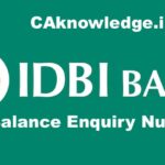 IDBI Bank Balance Enquiry Number, IDBI Bank Toll Free Number