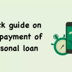 Pre payment of personal loan