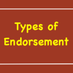 Types of endorsement