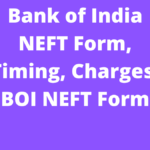 Bank of India NEFT