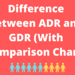 ADR and GDR