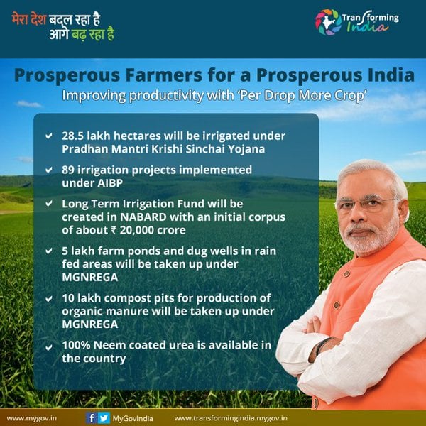 Pradhan Mantri Krishi Sinchai Yojana, all you need to know about PMKSY ...