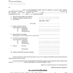 Application Form For Sukanya Samriddhi Yojana