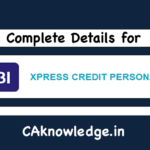 Xpress credit personal loans by SBI